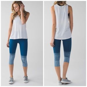 Lululemon | Seamlessly Street Crop Heathered Poseidon